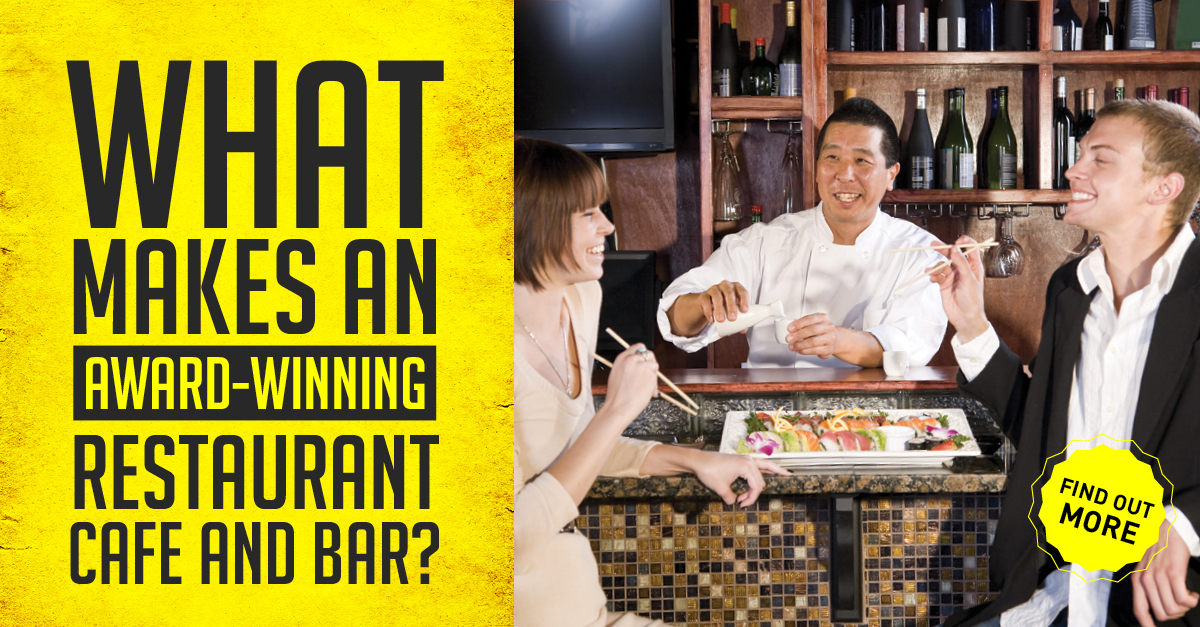 NE0031 What makes an award winning restaurant cafe and bar