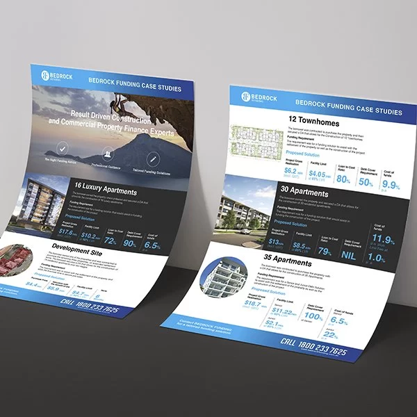 Bedrock Funding Flyer Design — Corporate Flyer