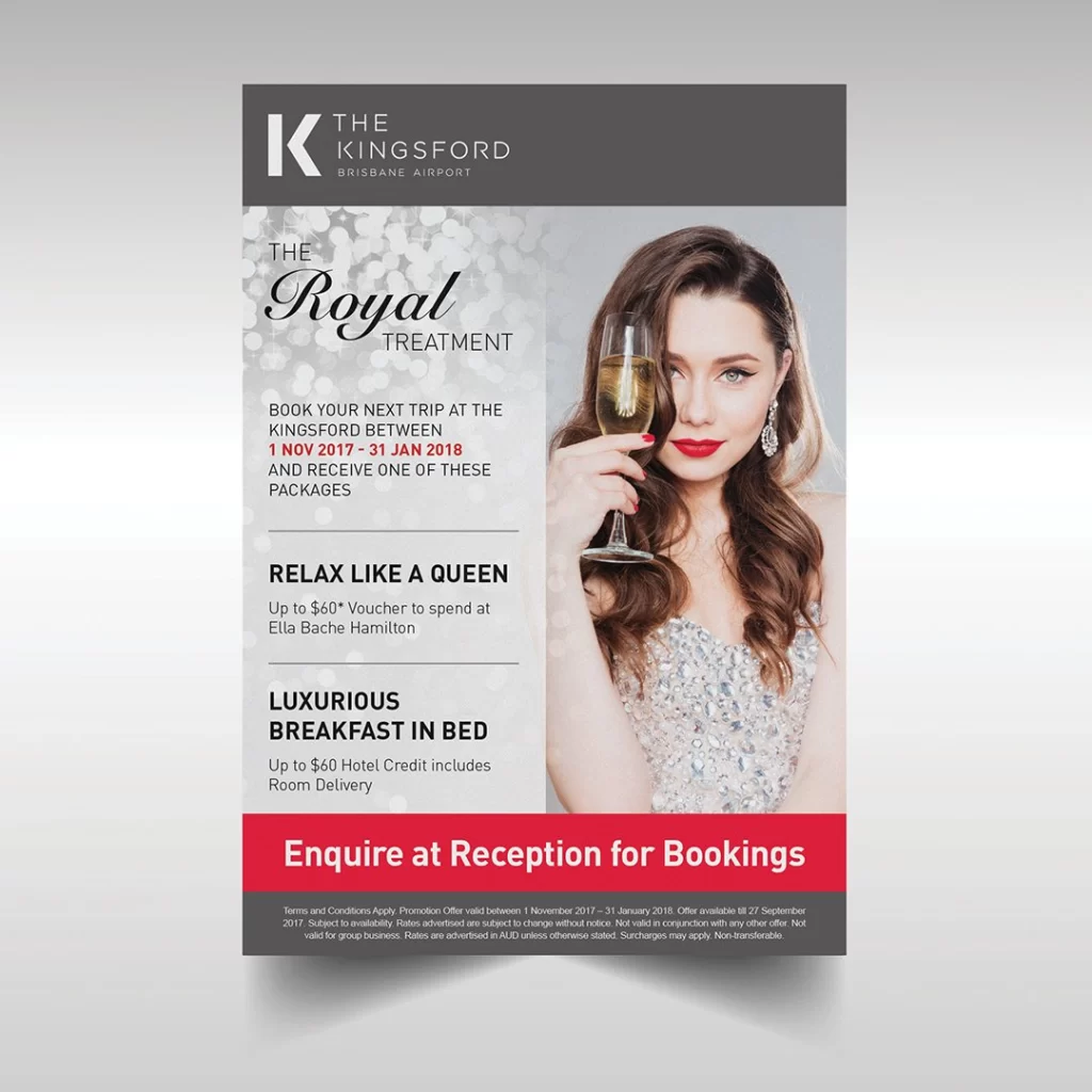 The Kingsford Brisbane Airport — Poster Design