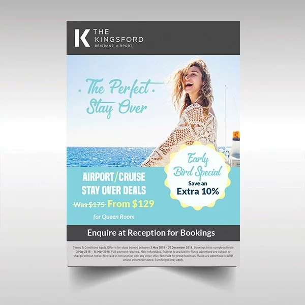 The Kingsford Brisbane Airport — Poster Design