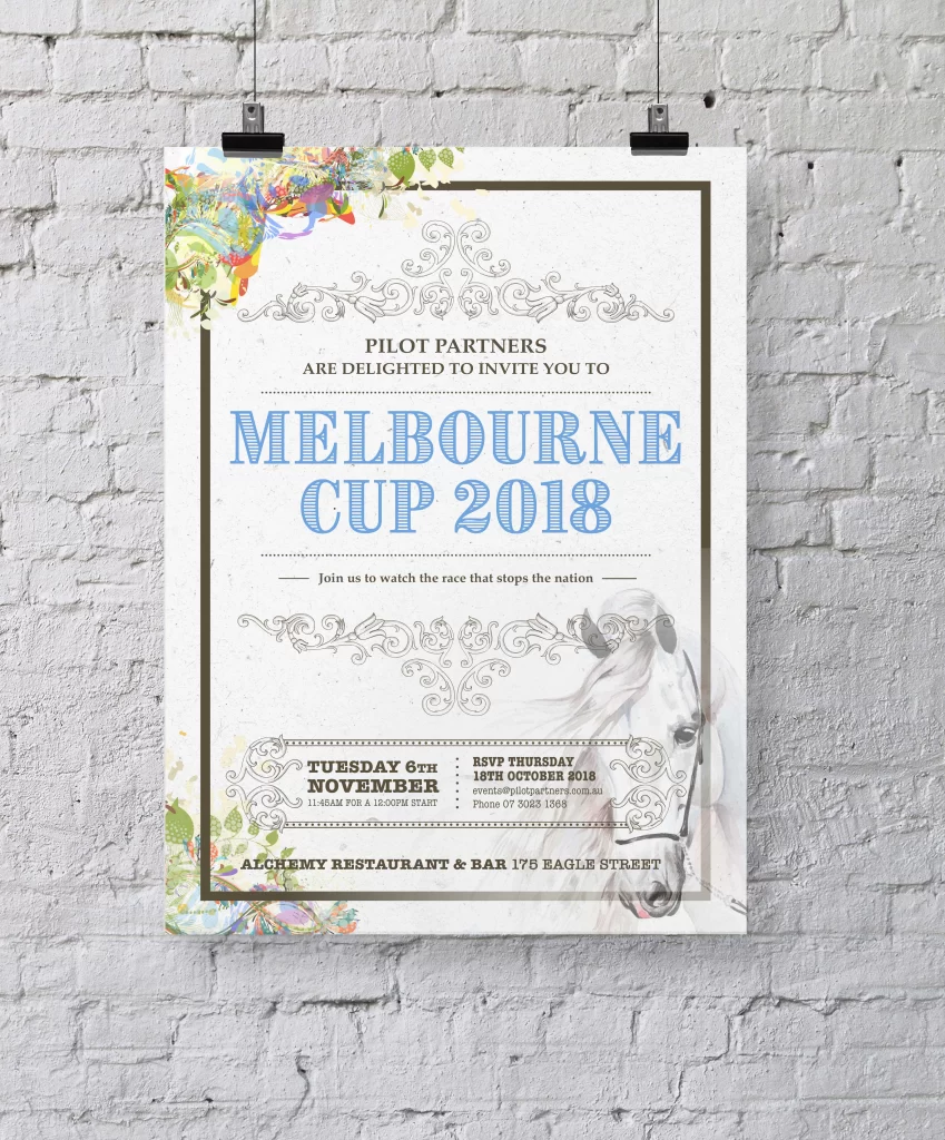 Pilot Brochures — Melbourne Cup Flyer