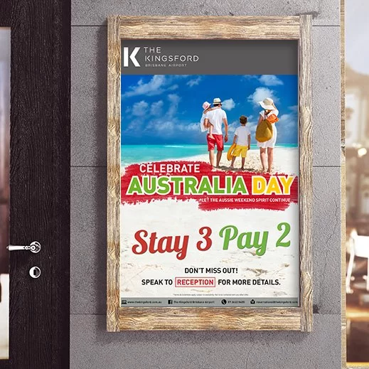 The Kingsford Brisbane Airport — Poster Design