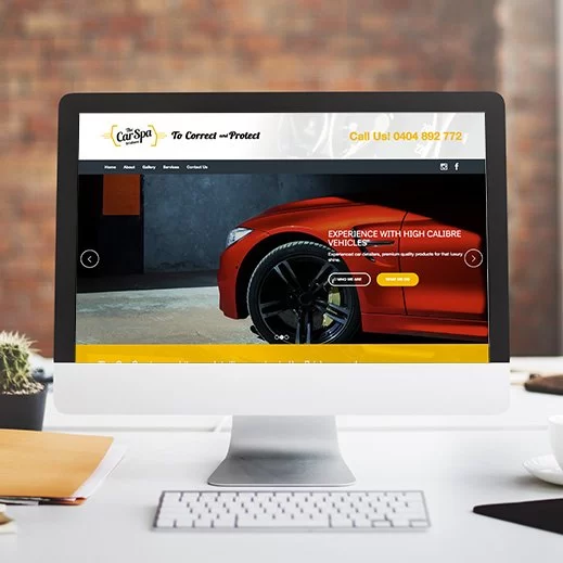 The Car Spa Brisbane — Website Design